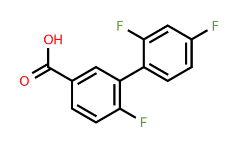 1225847-39-1 | 3-(2,4-Difluorophenyl)-4-fluorobenzoic acid
