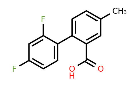 1226089-26-4 | 2-(2,4-Difluorophenyl)-5-methylbenzoic acid