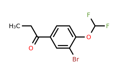 1226384-18-4 | 3'-Bromo-4'-(difluoromethoxy)propiophenone