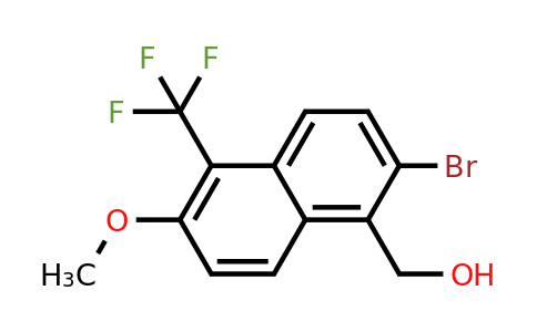 122670-61-5 | (2-Bromo-6-methoxy-5-(trifluoromethyl)naphthalen-1-yl)methanol
