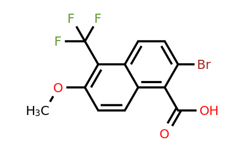 122670-62-6 | 2-Bromo-6-methoxy-5-(trifluoromethyl)-1-naphthoic acid