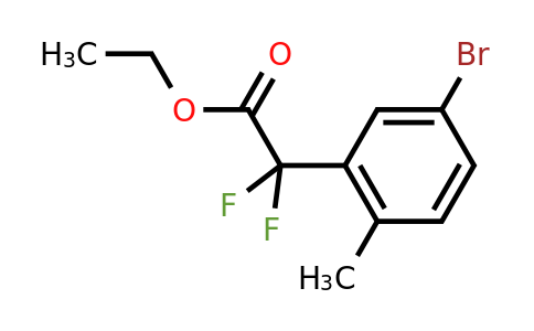 1226808-72-5 | Ethyl 2-(5-bromo-2-methylphenyl)-2,2-difluoroacetate