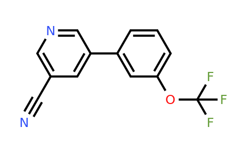 1227402-37-0 | 5-(3-(Trifluoromethoxy)phenyl)nicotinonitrile