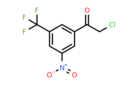 1227489-80-6 | 2-Chloro-1-(3-nitro-5-(trifluoromethyl)phenyl)ethanone