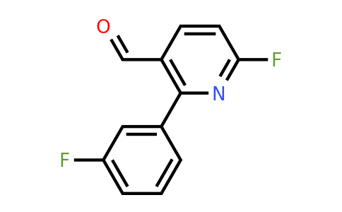 6-Fluoro-2-(3-fluorophenyl)nicotinaldehyde