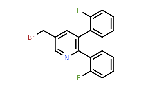 1227583-96-1 | 5,6-Bis(2-fluorophenyl)-3-(bromomethyl)pyridine