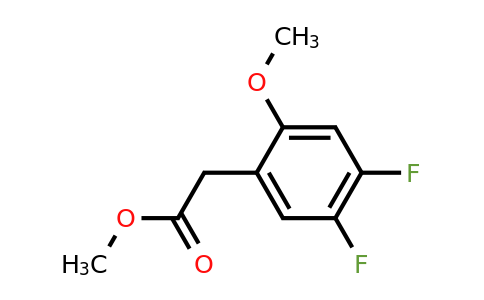 1227845-66-0 | Methyl 4,5-difluoro-2-methoxyphenylacetate