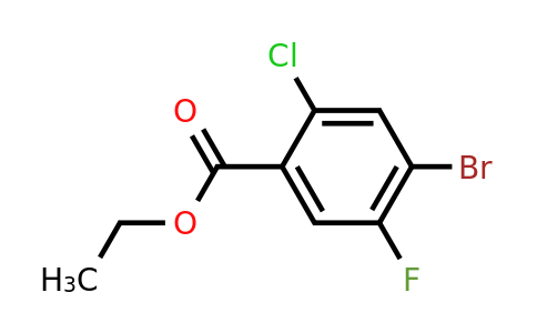 1228376-44-0 | Ethyl 4-bromo-2-chloro-5-fluorobenzoate