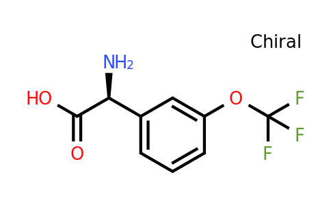 1228547-97-4 | (S)-2-Amino-2-(3-(trifluoromethoxy)phenyl)acetic acid