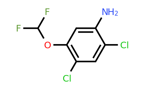 122855-06-5 | 2,4-Dichloro-5-(difluoromethoxy)aniline