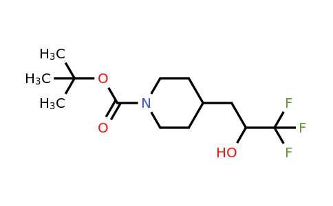1228631-10-4 | tert-Butyl 4-(3,3,3-trifluoro-2-hydroxy-propyl)piperidine-1-carboxylate