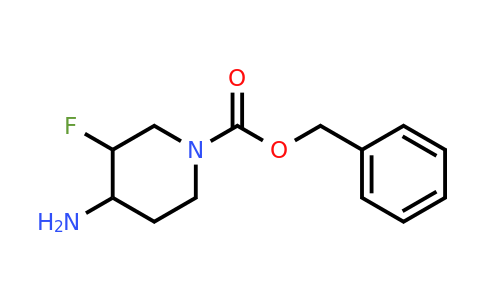 1228631-13-7 | Benzyl 4-amino-3-fluoropiperidine-1-carboxylate