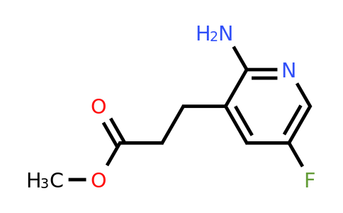 1228665-99-3 | Methyl 3-(2-amino-5-fluoropyridin-3-yl)propanoate