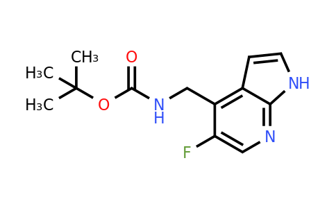 1228666-42-9 | tert-Butyl ((5-fluoro-1H-pyrrolo[2,3-b]pyridin-4-yl)methyl)carbamate