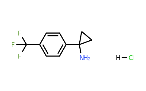 1228880-06-5 | 1-(4-(Trifluoromethyl)phenyl)cyclopropanamine hydrochloride