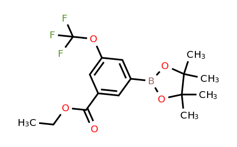 1229442-67-4 | Ethyl 3-(4,4,5,5-tetramethyl-1,3,2-dioxaborolan-2-yl)-5-(trifluoromethoxy)benzoate