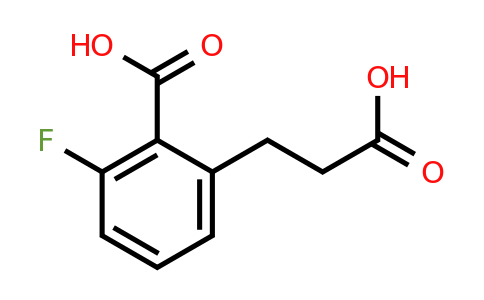 1231747-24-2 | 2-(2-Carboxyethyl)-6-fluorobenzoic acid