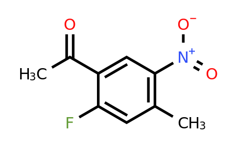 1232892-63-5 | 2'-Fluoro-4'-methyl-5'-nitroacetophenone