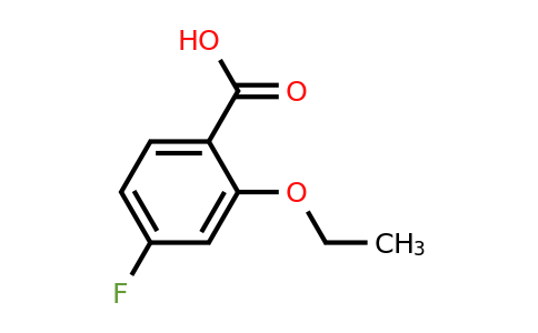 1233541-55-3 | 2-Ethoxy-4-fluorobenzoic acid