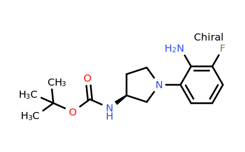 (S)-tert-Butyl 1-(2-amino-3-fluorophenyl)pyrrolidin-3-ylcarbamate