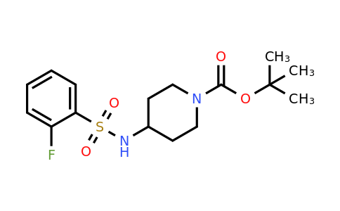 1233952-72-1 | tert-Butyl 4-(2-fluorophenylsulfonamido)piperidine-1-carboxylate