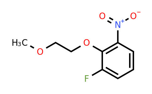 1233952-90-3 | 1-Fluoro-2-(2-methoxyethoxy)-3-nitrobenzene