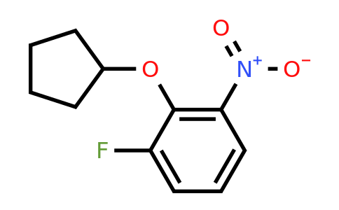 1233955-14-0 | 2-(Cyclopentyloxy)-1-fluoro-3-nitrobenzene