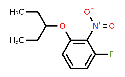 1233958-45-6 | 1-Fluoro-2-nitro-3-(pentan-3-yloxy)benzene