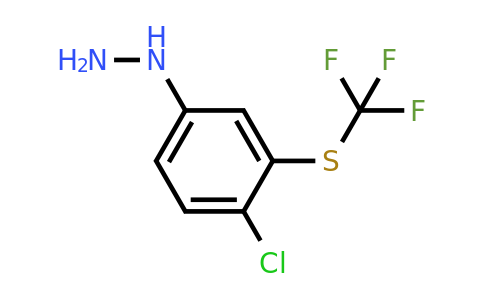 123418-94-0 | 1-(4-Chloro-3-(trifluoromethylthio)phenyl)hydrazine