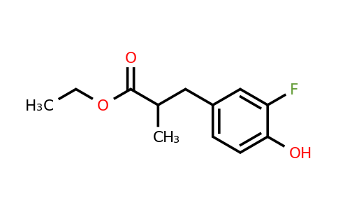 1234848-20-4 | Ethyl 3-(3-fluoro-4-hydroxyphenyl)-2-methylpropanoate