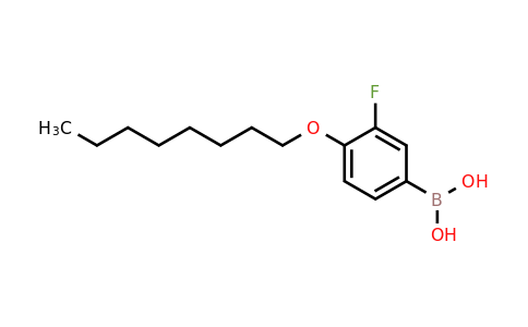 123598-51-6 | (3-Fluoro-4-(octyloxy)phenyl)boronic acid