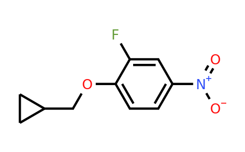 1236764-33-2 | 1-(Cyclopropylmethoxy)-2-fluoro-4-nitrobenzene