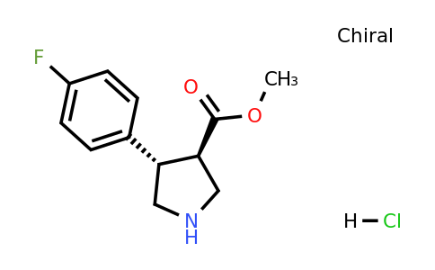 1236862-40-0 | trans-methyl 4-(4-fluorophenyl)pyrrolidine-3-carboxylate hydrochloride