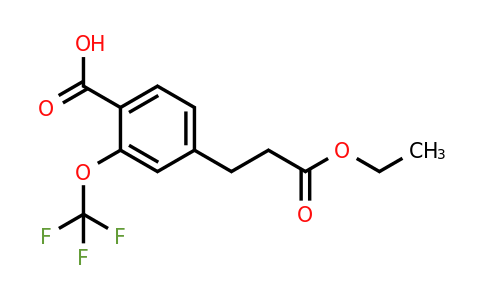 1237102-64-5 | 4-(3-Ethoxy-3-oxopropyl)-2-(trifluoromethoxy)benzoic acid