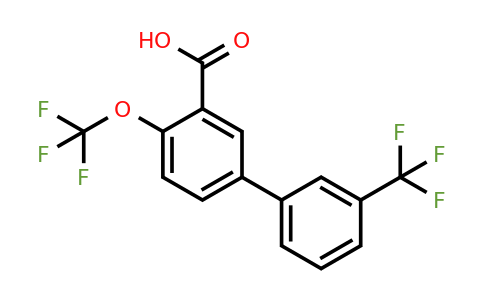 4-(Trifluoromethoxy)-3'-(trifluoromethyl)biphenyl-3-carboxylic acid