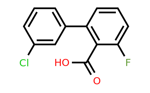 1237526-11-2 | 2-(3-Chlorophenyl)-6-fluorobenzoic acid