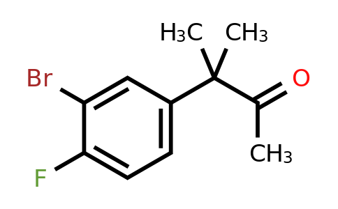 1239964-09-0 | 3-(3-Bromo-4-fluorophenyl)-3-methylbutan-2-one