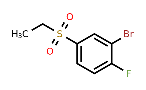 1240287-83-5 | 2-Bromo-4-(ethylsulfonyl)-1-fluorobenzene