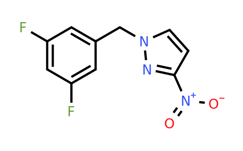 1-[(3,5-difluorophenyl)methyl]-3-nitro-pyrazole