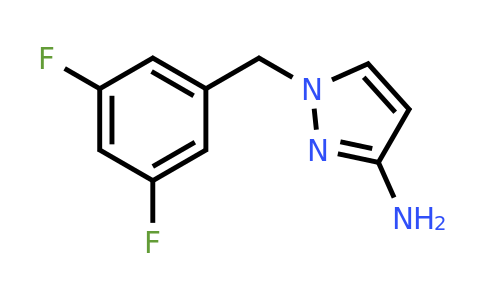 1-[(3,5-difluorophenyl)methyl]pyrazol-3-amine