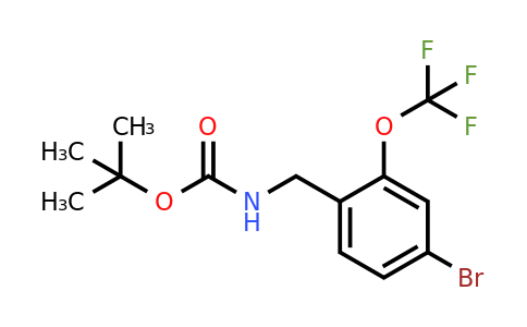1241827-82-6 | tert-Butyl 4-bromo-2-(trifluoromethoxy)benzylcarbamate