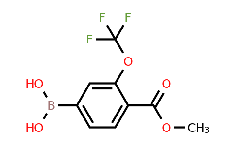 1242145-45-4 | (4-(Methoxycarbonyl)-3-(trifluoromethoxy)phenyl)boronic acid