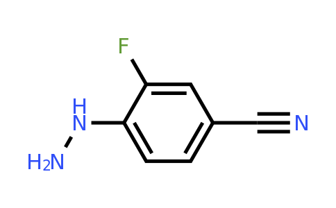 1242238-88-5 | 3-Fluoro-4-hydrazinylbenzonitrile