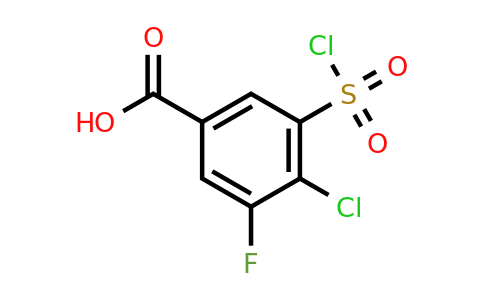 1242339-73-6 | 4-Chloro-3-(chlorosulfonyl)-5-fluorobenzoic acid