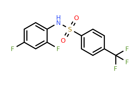 1243324-15-3 | N-(2,4-Difluorophenyl)-4-(trifluoromethyl)benzenesulfonamide
