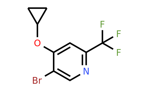 1243375-68-9 | 5-Bromo-4-cyclopropoxy-2-(trifluoromethyl)pyridine