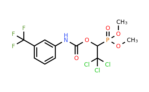 124345-38-6 | dimethyl [2,2,2-trichloro-1-({[3-(trifluoromethyl)anilino]carbonyl}oxy)ethyl]phosphonate