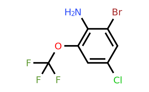 1244949-24-3 | 2-Bromo-4-chloro-6-(trifluoromethoxy)aniline