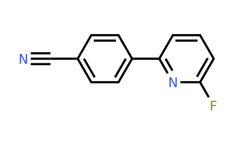 1245646-03-0 | 4-(6-Fluoropyridin-2-yl)benzonitrile