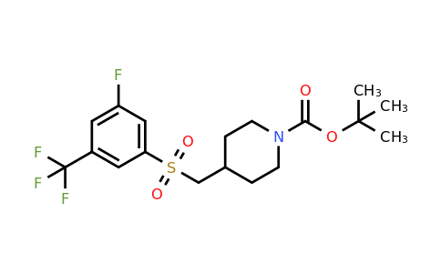 1245784-24-0 | tert-Butyl 4-{[3-fluoro-5-(trifluoromethyl)benzenesulfonyl]methyl}piperidine-1-carboxylate